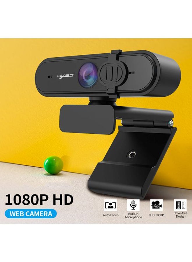 NIBEMINENT 1080P HD Webcam With Built-In Microphone Black  - Image 5