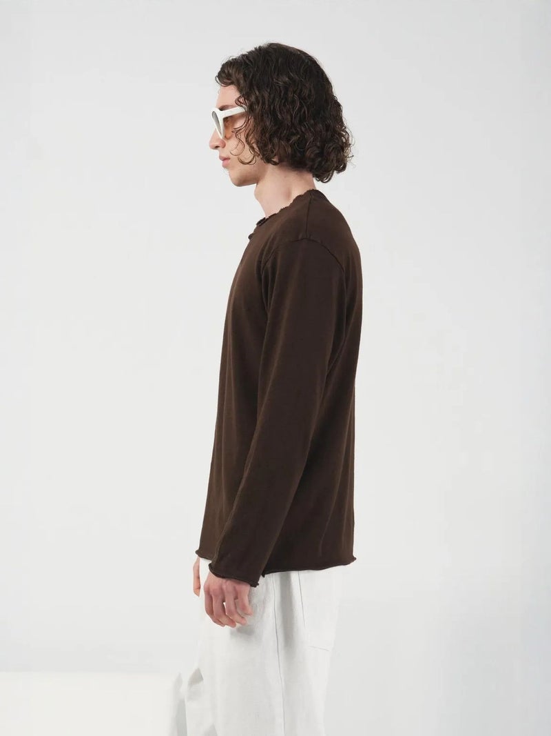 GIESTO Men's Cotton Crew Neck Long Sleeve T-Shirt - Image 4