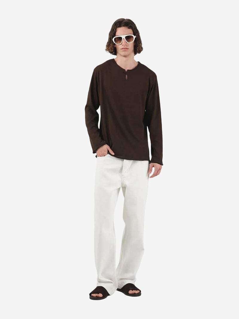 GIESTO Men's Cotton Crew Neck Long Sleeve T-Shirt - Image 2