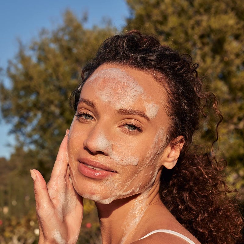 LATHER Ultra Mild Face Wash - Extra Gentle Cleanser Face Wash for Sensitive Skin - Hydrating Foaming Cleanser & Makeup Remover - 6 Fl Oz - Image 3