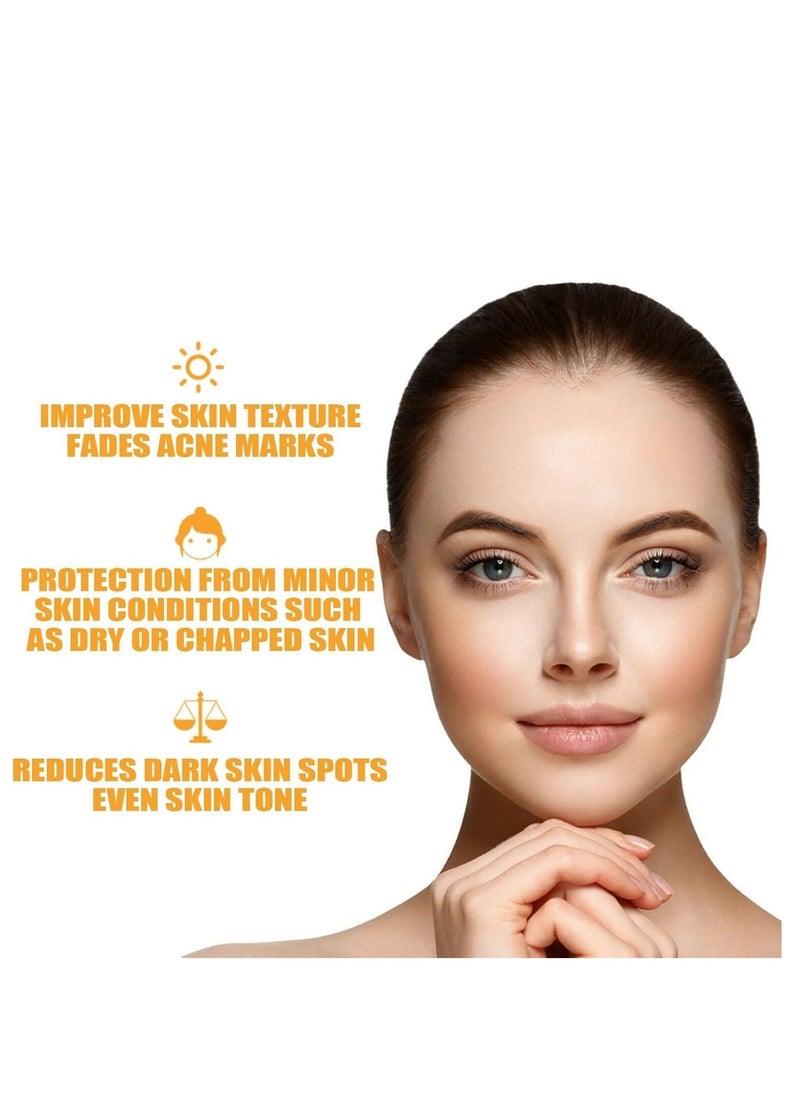 KOJIC ACID - LAXDAMRE Kojic Acid Dark Spot Remover Soap Bars with Original Japanese Formula, Vitamin E, Retinol, Collagen, Hyaluronic Acid & Shea Butter for Even & Brighter Skin Tone, Face & Body (2 Pack, Orange) - Image 1