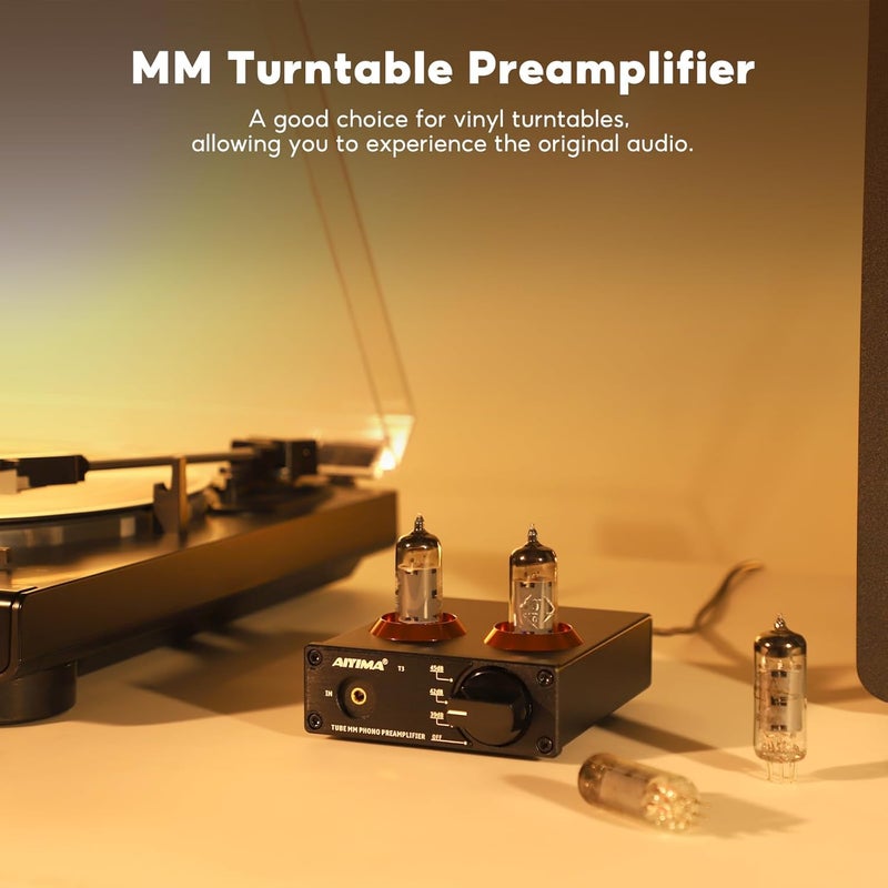 AIYIMA مضخم الصوت الأنبوبي T3 HiFi MM لمشغل الأسطوانات - Image 5