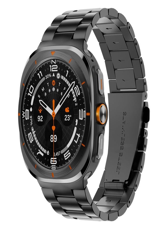 SPGUARD Metal Band Compatible with Samsung Galaxy Watch 7/8 Ultra 47mm (2025/2024), No Gap Stainless Steel Band Strap for Men Women Business, NOT for Other Models - Image 1