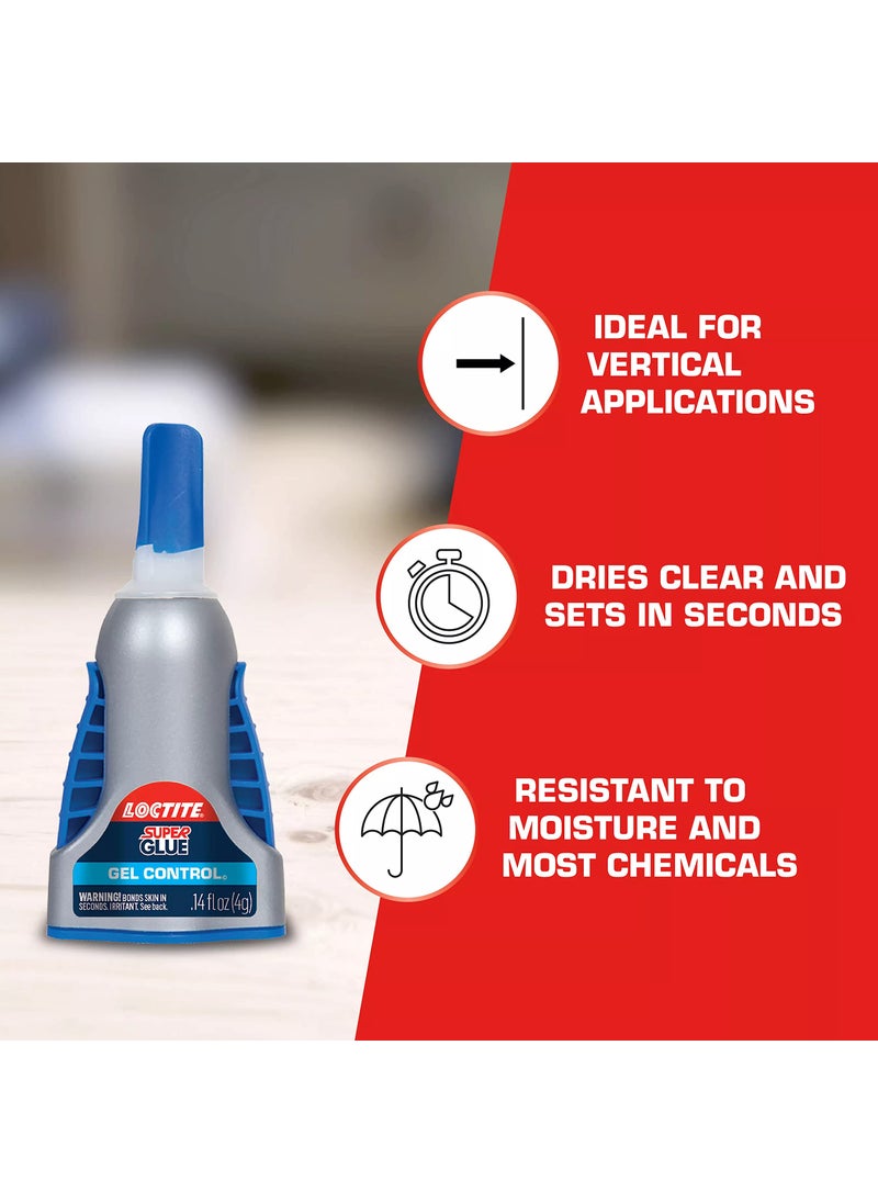 Loctite Loctite 1364076 Super Glue Easy Squeeze Gel, .14 oz, Super Glue Liquid  - Image 4