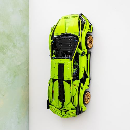 Brickify Wall Mount Display Bracket for Lamborghini Sin FKP 37 Lego Technic Model Easy to Install Made in The UK - Image 1