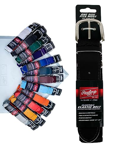 Rawlings Adjustable Belt | One Size Fits Most (18"-36") | Black - Image 1