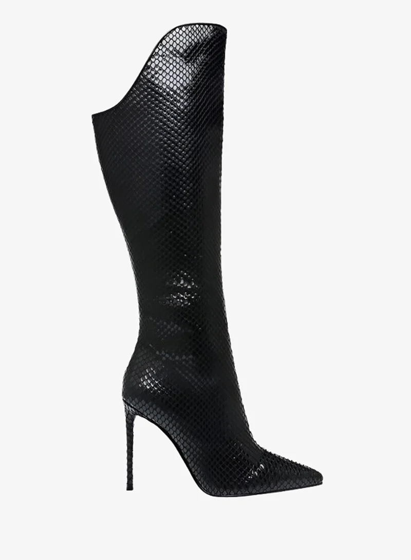 STEVE MADDEN  Steve madden va-boom black snake women's boots for Women | Best Price UAE