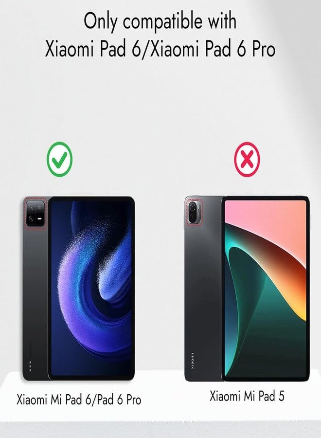 Robustrion Cover for Xiaomi Mi Pad 6 Cover Case 11 inch Hybrid Flip Stand Cover Case with Pen/Pencil Holder for Xiaomi Mi Pad 6 11 inch [Auto Sleep Wake Support] - Black - Image 2