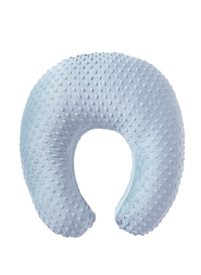 ESEN Nursing Pillow and Body Positioner for Breast Feeding and Bottle Feeding, Ultra Soft Baby Breastfeeding Pillows with Removable Nursing Pillow Cover for More Support for Mom and Baby (Blue) - Image 1