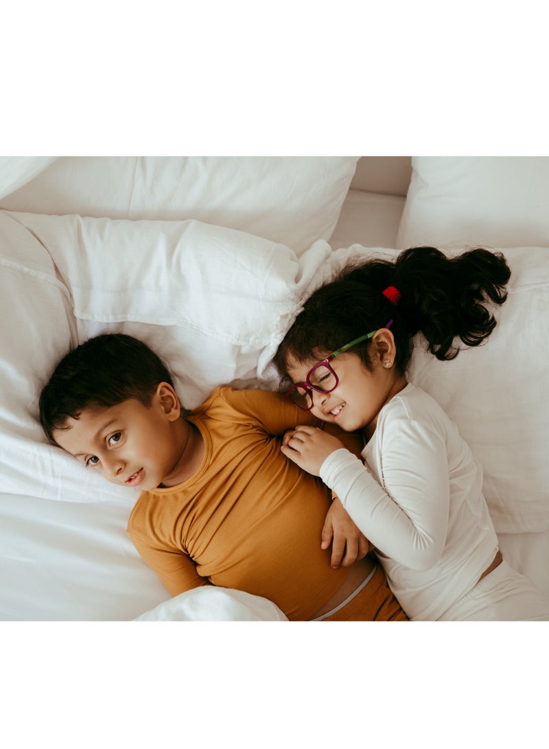 Anvi Baby Bamboo Spandex Pajama 2T- Mustard - Image 4