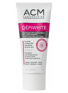 ACM Laboratoire dermatologique Dépiwhite Peel-Off Whitening Mask - 40ml for Dark Spots & Uneven Skin Tone - Suitable for All Skin Types Affected by Hyperpigmentation  - Image 1