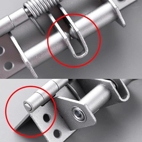 KRYLAR - Self Closing Door Hinges, Multi-Functional Hinges Automatic Door Closer, Adjustable Tension, Stainless Steel, Unfinished, Multicolor - Image 5