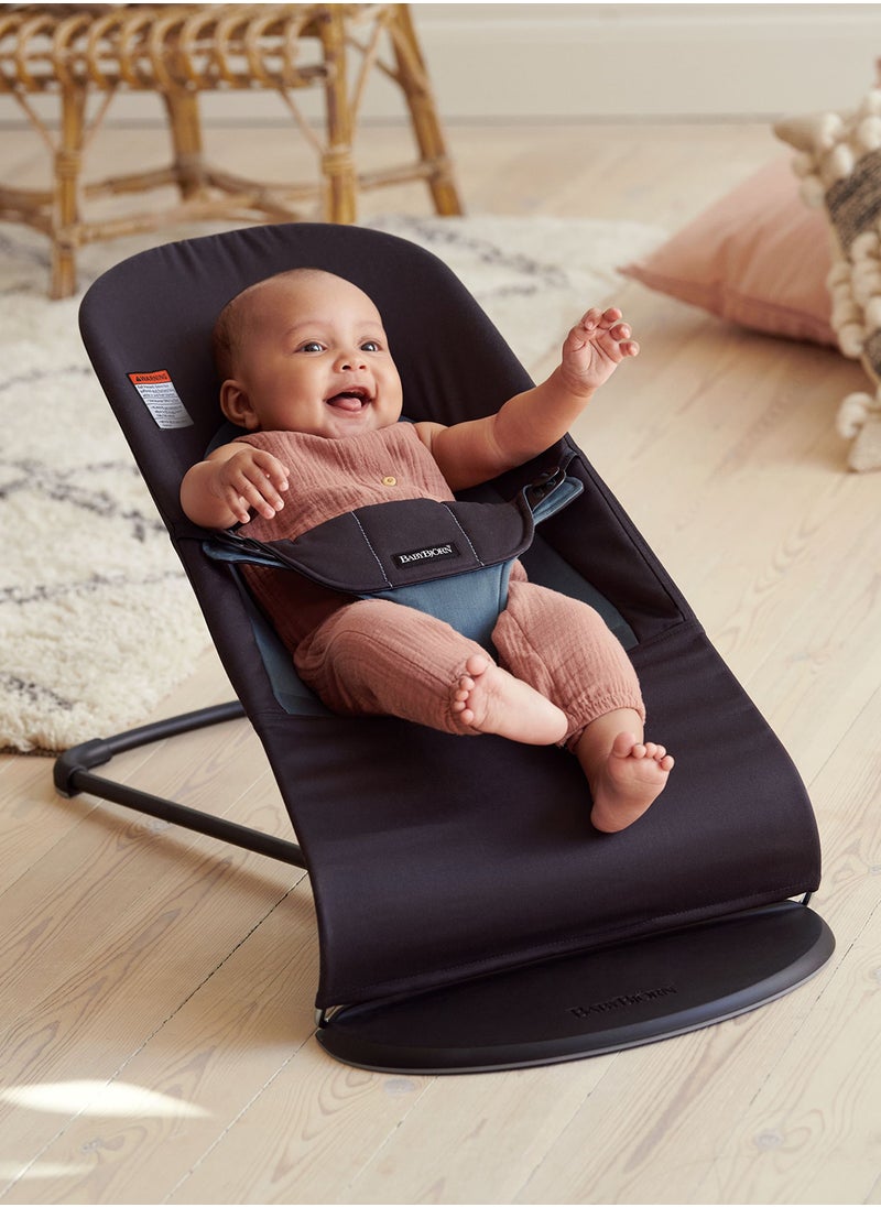 BABYBJORN - Baby Bouncer Balance Soft Black Cotton - Image 1