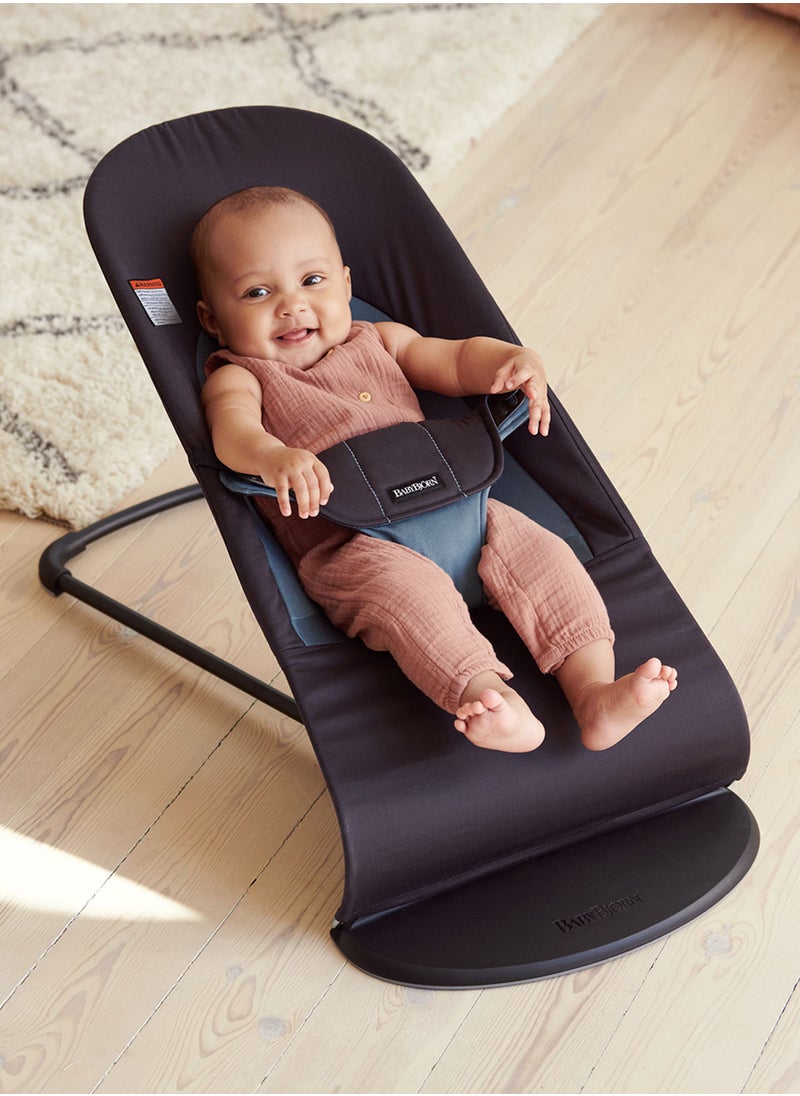 BABYBJORN - Baby Bouncer Balance Soft Black Cotton - Image 1