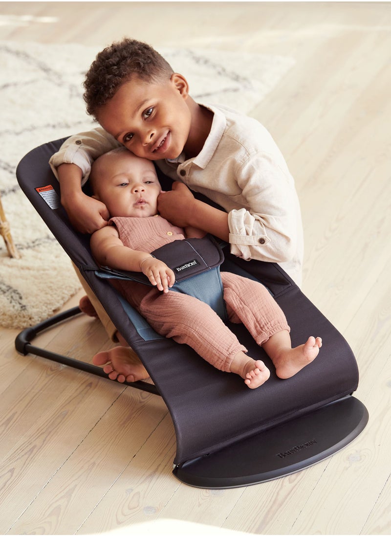 BABYBJORN - Baby Bouncer Balance Soft Black Cotton - Image 1