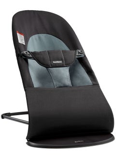 Baby Bouncer Balance Soft Black Cotton