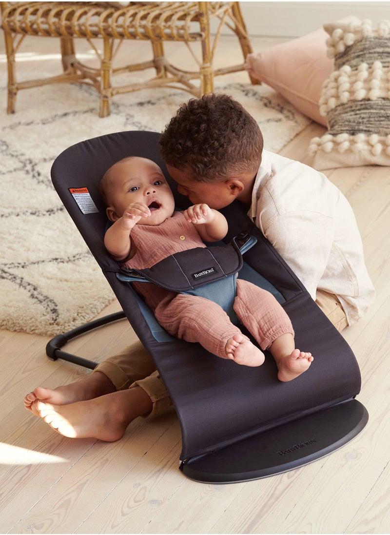 BABYBJORN - Baby Bouncer Balance Soft Black Cotton - Image 1