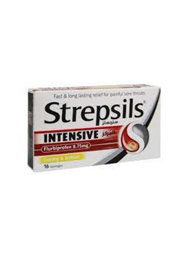 Strepsils Intensive Honey & Lemon Lozenge-Pack Of 16 - Image 2