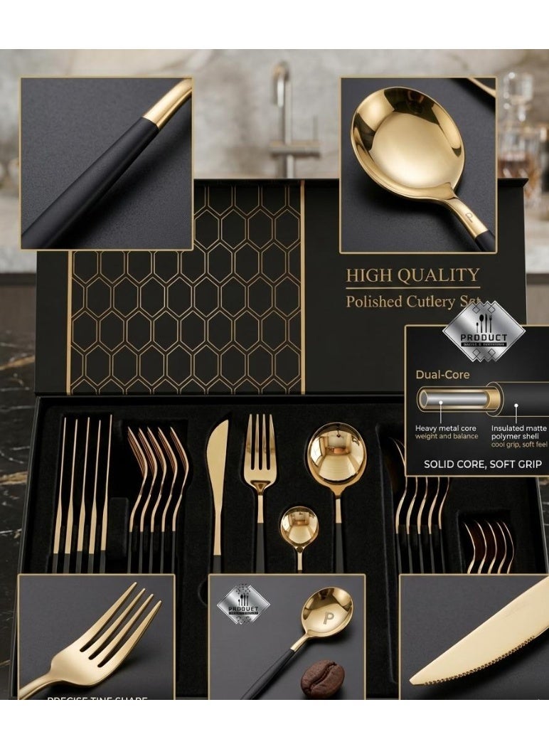 High quality 24-piece cutlery set - Image 3