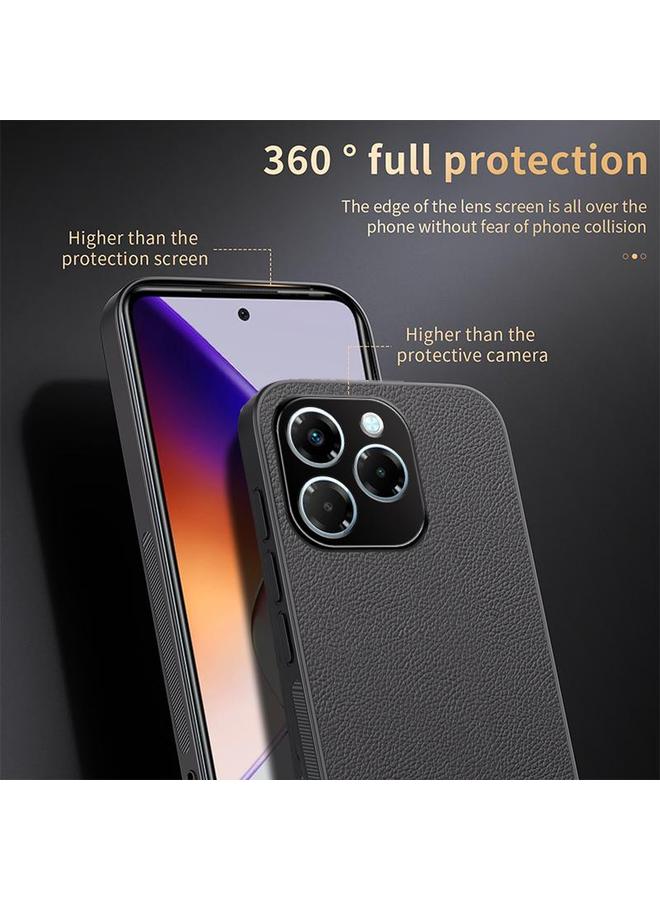 اس-توب جراب هاتف مغناطيسي من الجلد من HUIYI لهاتف Infinix Note 40X 5G - Image 4