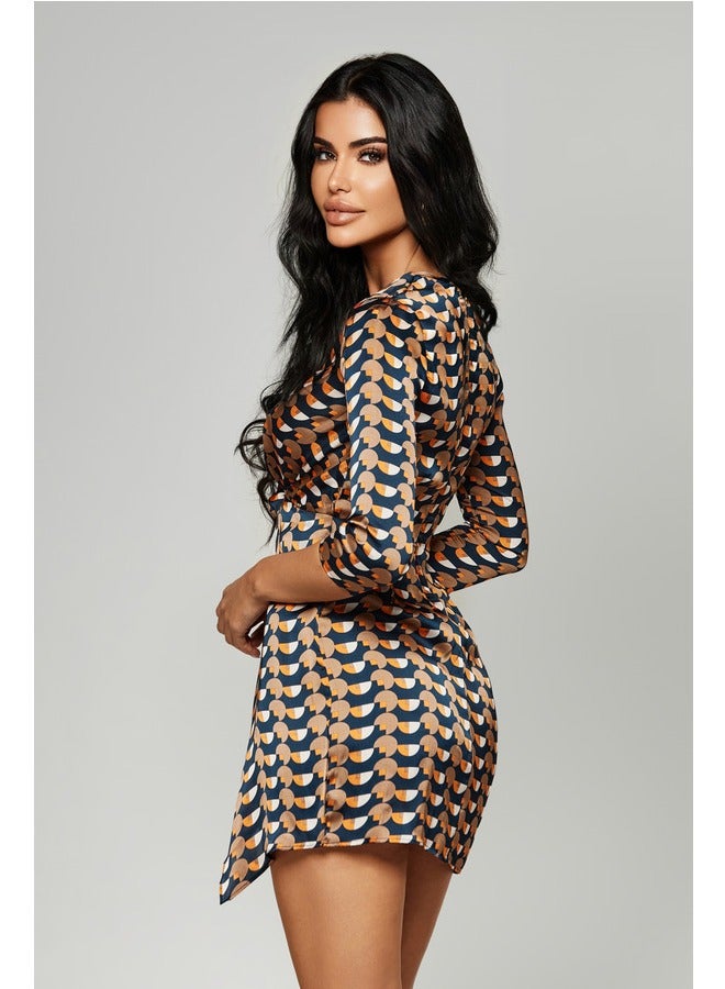 انيتاس فستان قصير مطبوع - Image 2