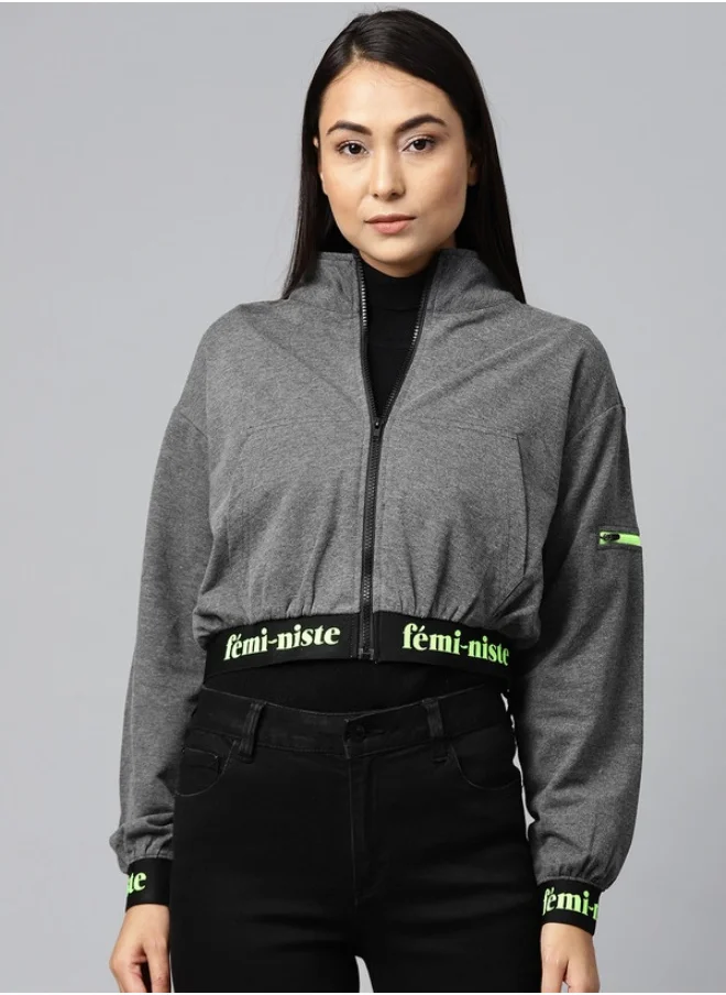 Hubberholme Charcoal Sweatshirt For Women