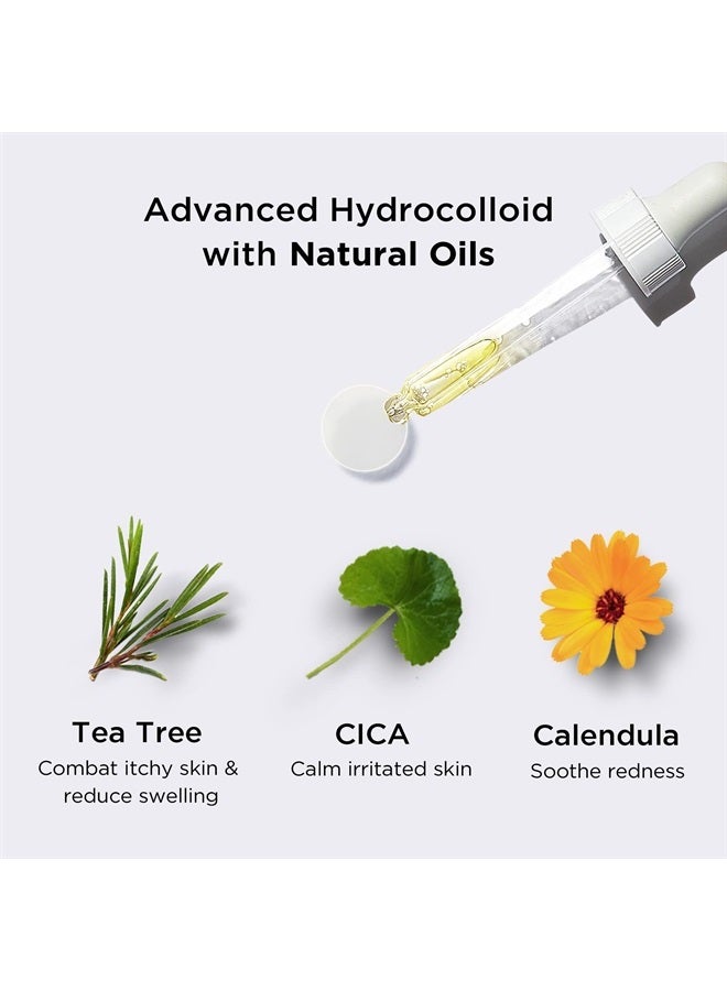 Avarelle Acne Cover Patch | Hydrocolloid Acne Pimple Patches | Zit Patches for Blemishes, Zits and Breakouts with Tea Tree, Calendula and Cica Oil for Face | Vegan, Cruelty Free Certified, Carbonfree - Image 3