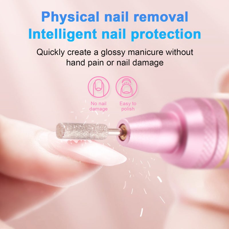 USB Portable Nail Polishers 35000 RPM Electric Nail Polisher Nail Polish Dead Skin Remover - Image 2