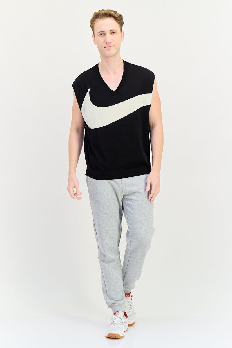 Nike سترة رياضية للرجال بلا أكمام، خارجية، سوداء - Image 3