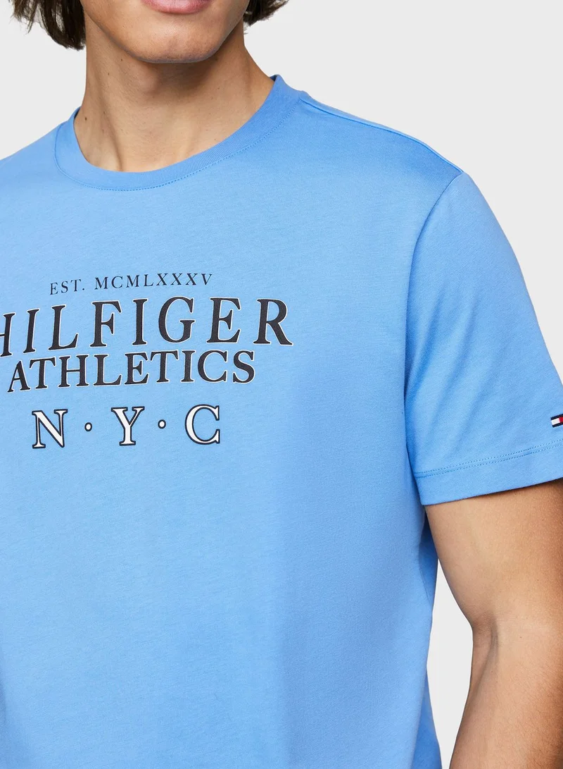 TOMMY HILFIGER Logo Crew Neck T-Shirt