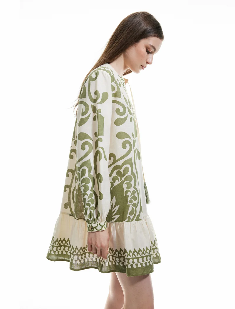 KOTON Patterned Beach Dress