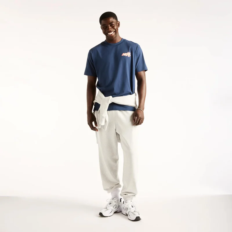 New Balance NB Navy Men's Sticker Pack T-Shirt for Men | Best Price UAE