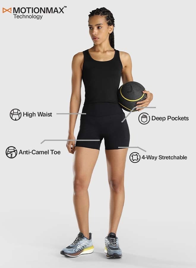 ماسلميند شورتات نسائية قصيرة للدراجات  بوصة - Image 3