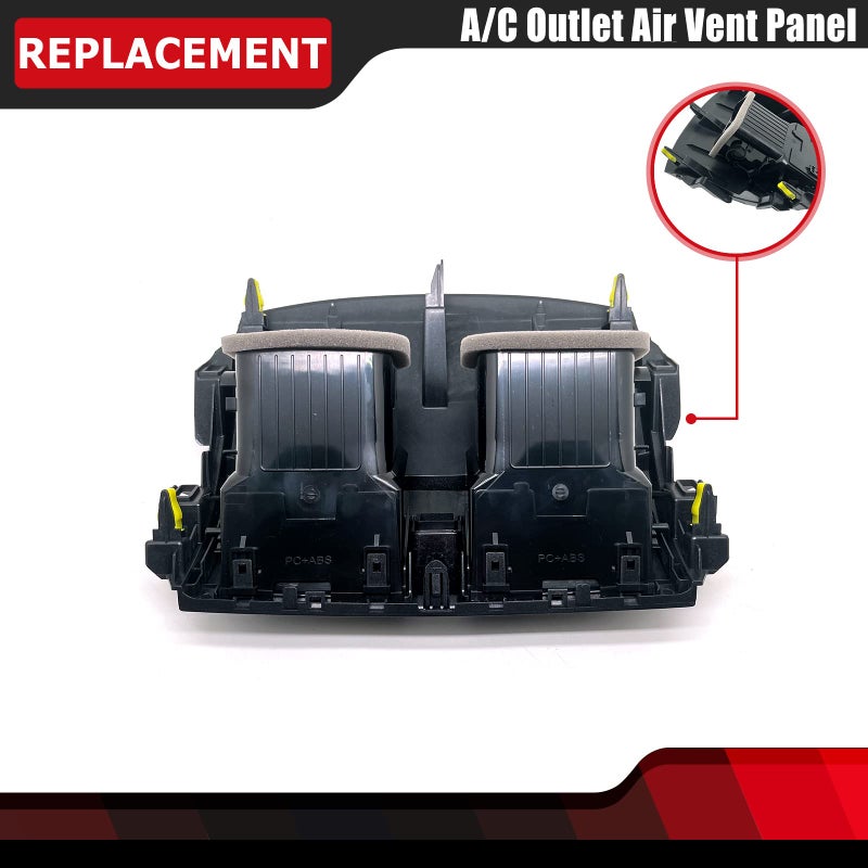 FEXON Center Dash A/C Outlet Air Vent Panel Compatible with Toyota Corolla 2008 2009 2010 2012 2013 Replaces 55663-02060 - Image 5