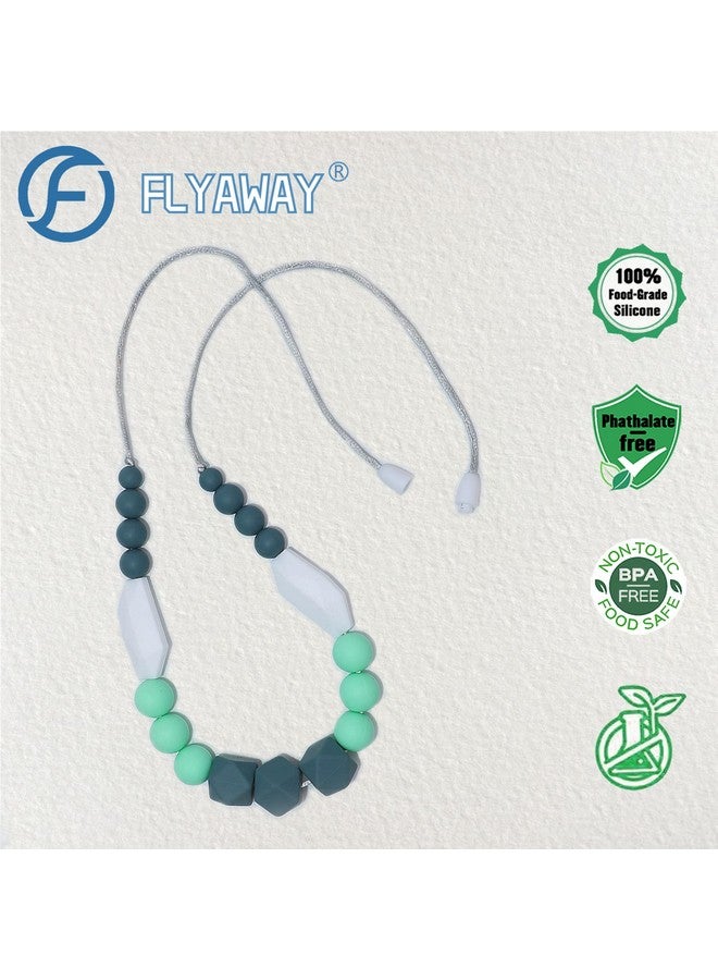 Flyaway Sensory Chew Necklaces For Boys Girls, Silicone Chewy Necklace Sensory Toys For Kids With Autism Anxiety Adhd Spd, Sensory Chew Toys Reduce Chewing Biting Fidgeting For Adult Chewer - Image 3