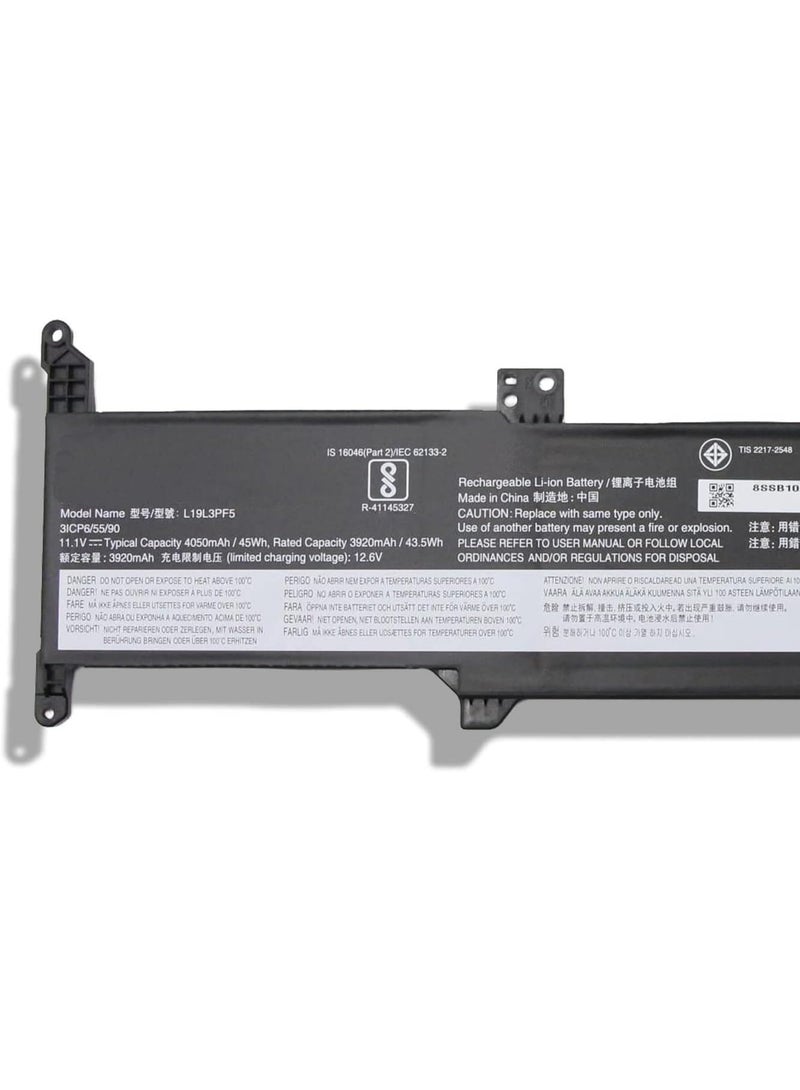 Terabyte L19C3PF7 L19L3PF5 L19D3PF5 Laptop Battery for Lenovo IdeaPad 3-14ADA05 3-14ARE05 3-14IIL05 3-14IML05 3-15ARE05 3-15IIL05 3-15IML05 Series 5B10X02602 SB10X02596 5B10X02607 SB10X02598 5B10X02599 45Wh - Image 2
