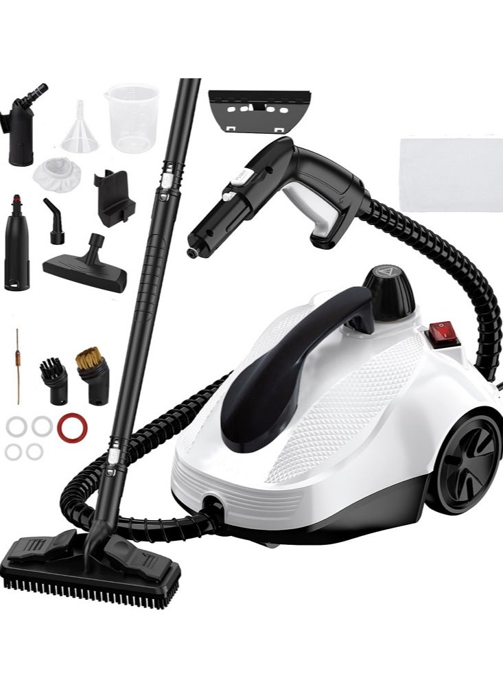 Joshberg Steam Cleaner, Steam Mop with 17 Accessories, Powerful Multipurpose Portable Steamer for Cleaning to Remove Grime, Grease, for Multi-Surface Floors, Heavy Duty Canister Steamer  - Image 1