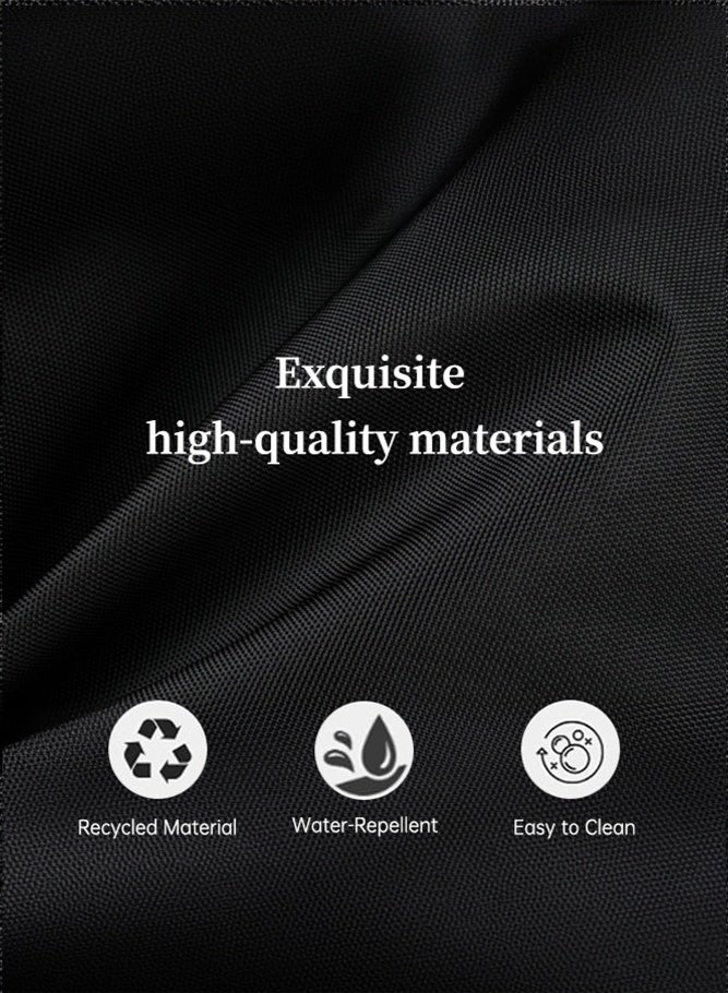 SHABILI Women Nylon Backpack College Bag Tourist Bag Ladies Bag, Ladies Large Capacity Multi Pocket Tassel Stitch Pack for Teenager Youth Casual Party Travel, Lightweight Water Repellent Rucksack (Black) - Image 2