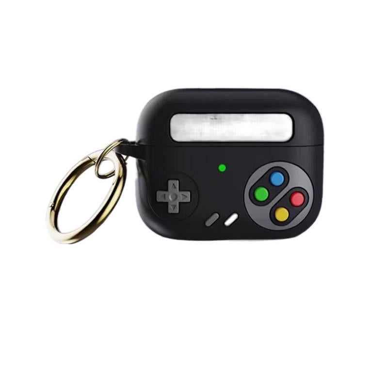 Silicone Case Compatible with AirPods Pro AirPods 4 AirPods 3 AirPods 1 2 with Hard Shell and Keychain in Gray - Image 2