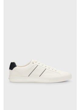 BOSS Logo Leather Sneaker Shoes Men's Shoes 50522833 101  - Image 1
