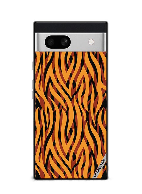 Protective Case Cover For Google Pixel 7a Mix Pattern Design Multicolour