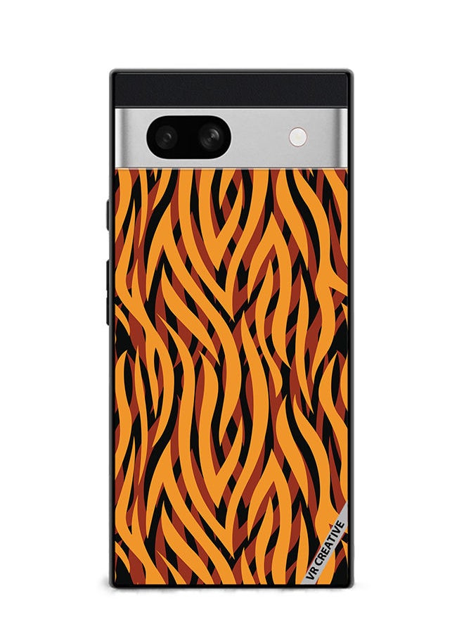 Protective Case Cover For Google Pixel 7a Mix Pattern Design Multicolour