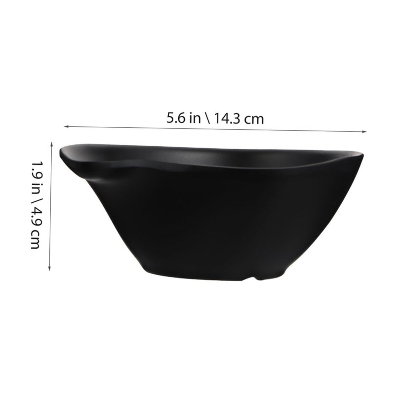 Ceramic Dipping Sauce Bowls Set of 2 for Soup Salad Dressing - Image 3