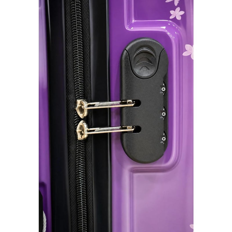 18 Hard Shell Trolley Luggage Magical Unicorn Design ABS + PC Embossed Print Suitcase with 360 Spinner Wheels - Image 4