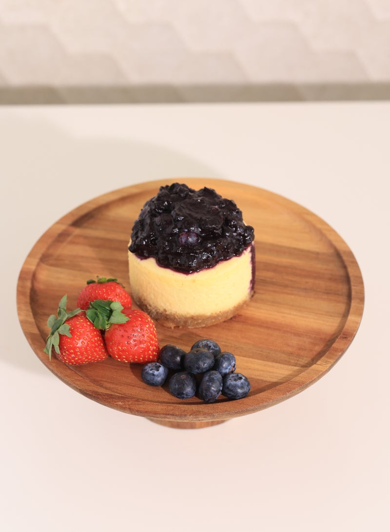 touche déco Acacia Cake Stand 8" - Image 2