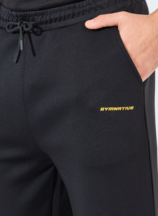 Styli Styli Relaxed Fit Open Hem Scuba Pants With Bottom Snap Detail - Image 5