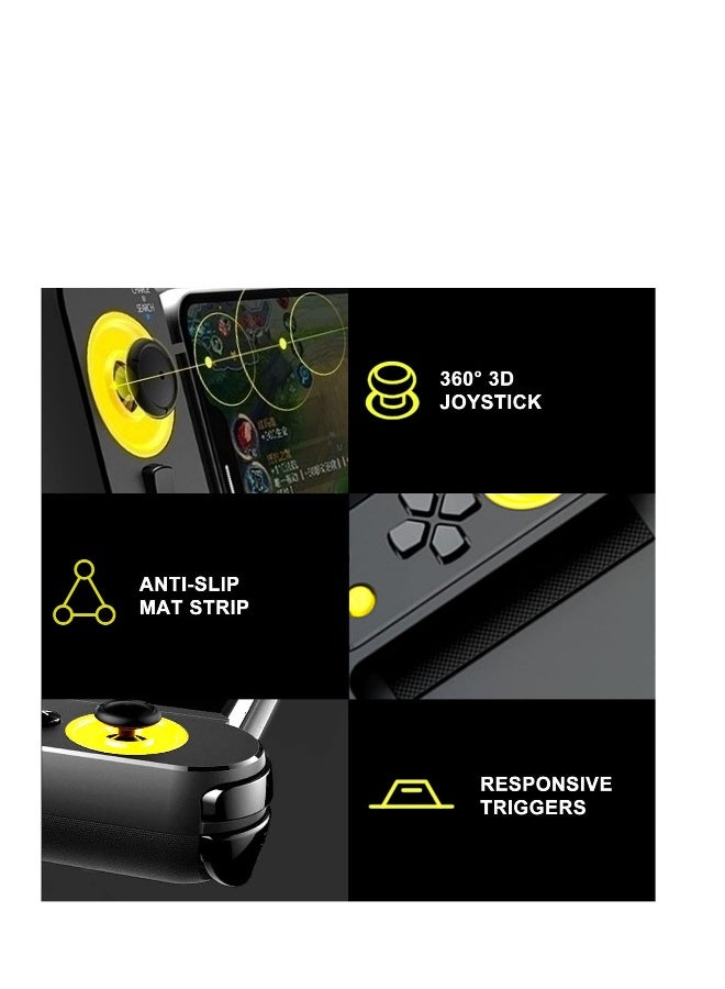 Mobile Gaming Controller, Direct Play, Stretchable, Gamepad Joystick