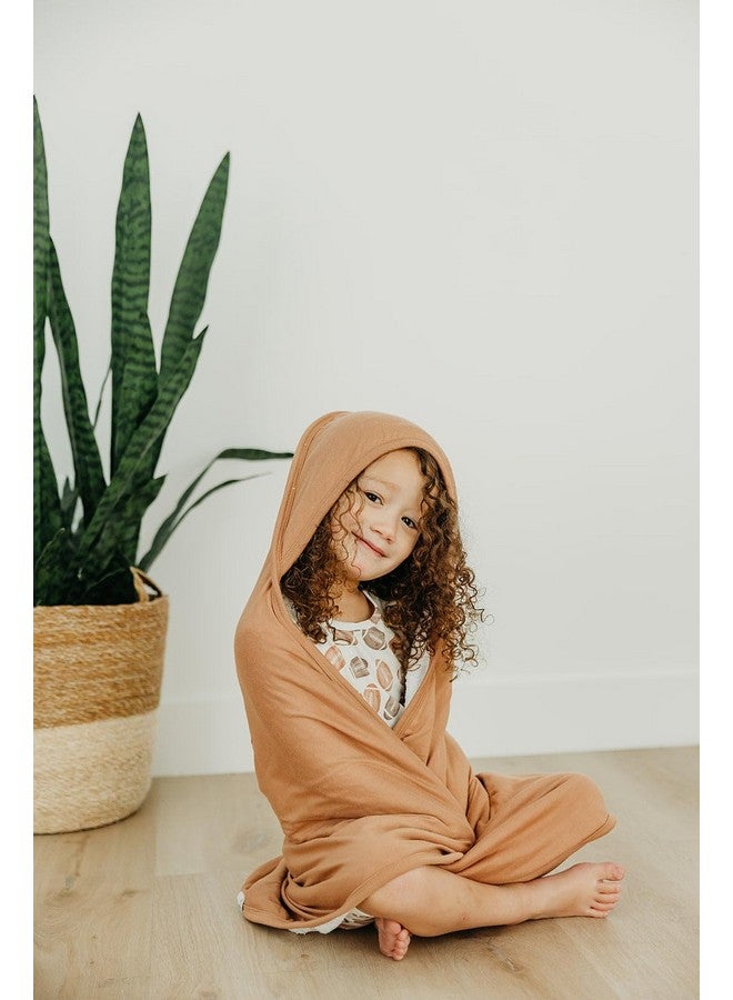 Copper Pearl Hooded Bath Towels Premium Knit/Terry Cloth Baby Towels with Hood, Pockets, and Cool Designs - Great to Gift and Make Bath Time Fun - Baby Bath Towel, Pecan - Image 3
