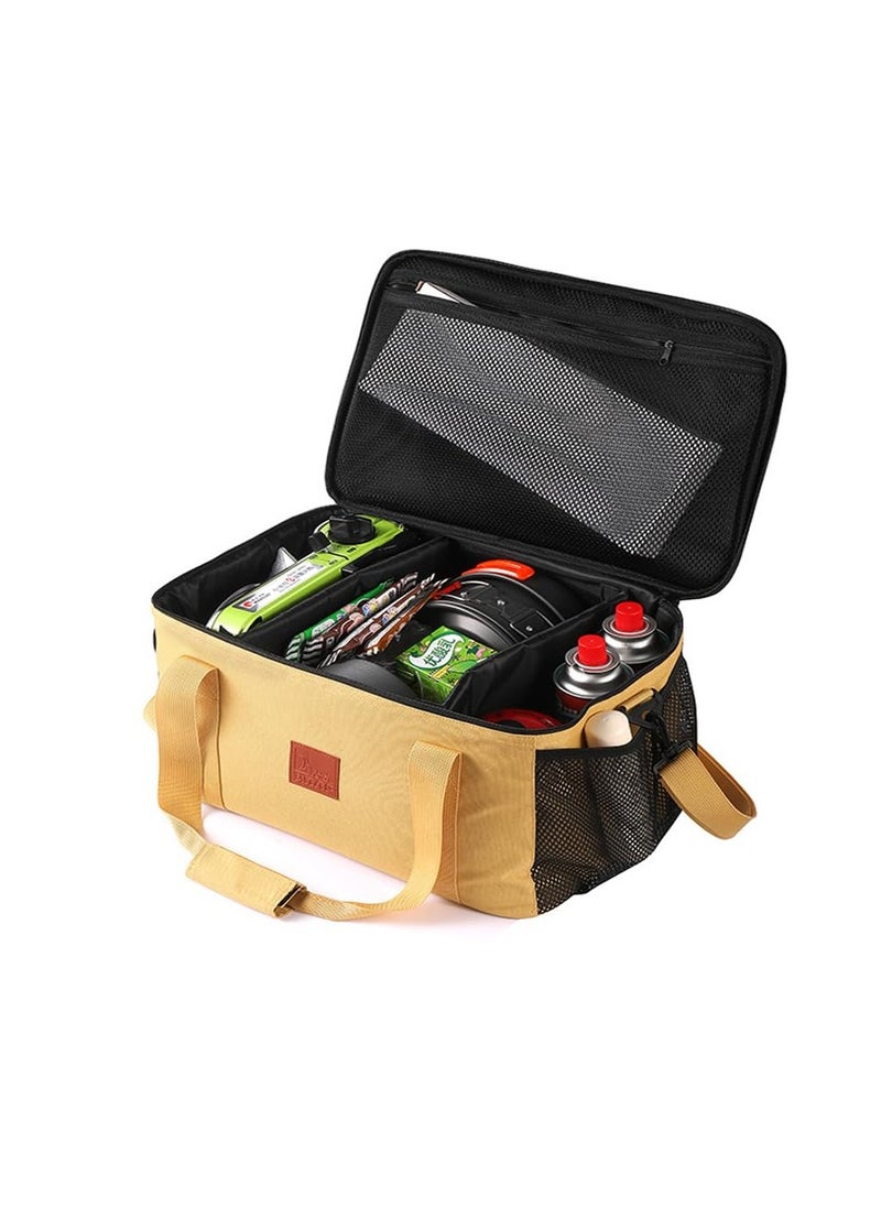 Captaintech Camping Cookware Storage Bag, Camp Stove Carrying Bag, Cooking Utensils Organizer for Camping, Must-have Accessories for Barbecue, Camping, Outdoor Barbecue Organizer Bag  - Image 5