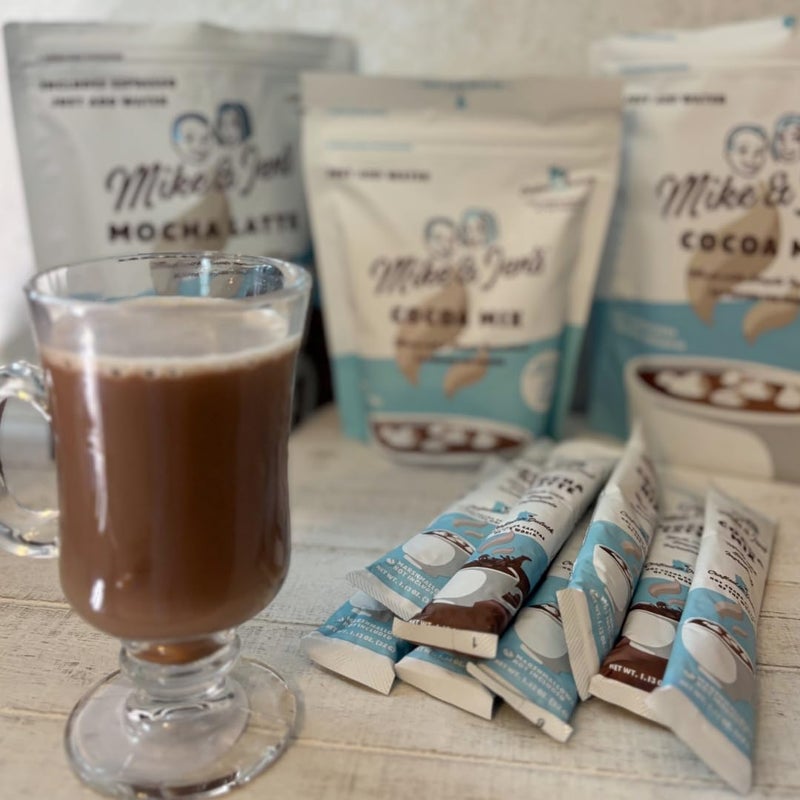 Mike & Jen's Hot Cocoa Mix Single Serve Sticks. 5 Simple Ingredients. 12 Servings - Image 5